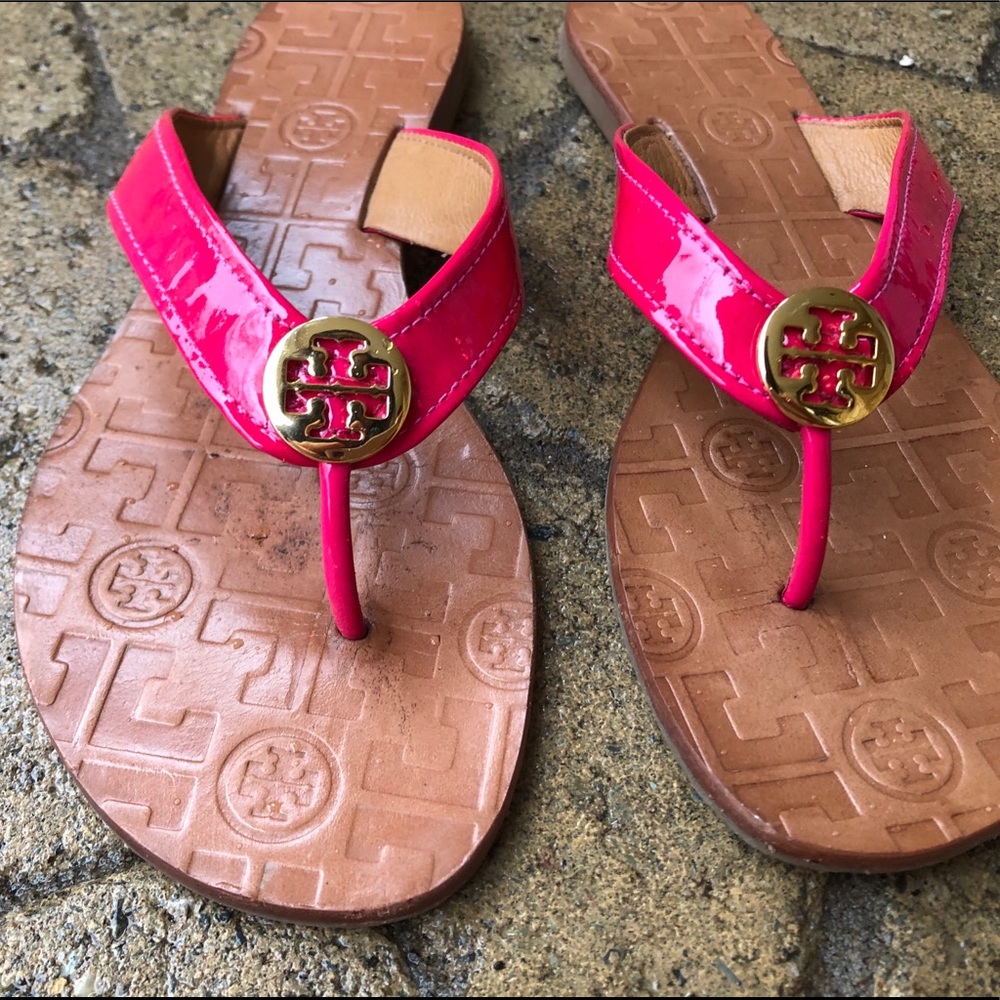 Tory Burch Thora pink sandals size 7